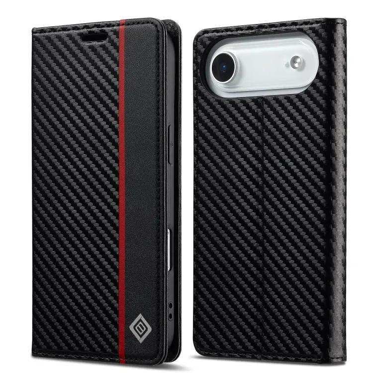 LC.IMEEKE Carbon Fiber Leather Phone Case LC.IMEEKE