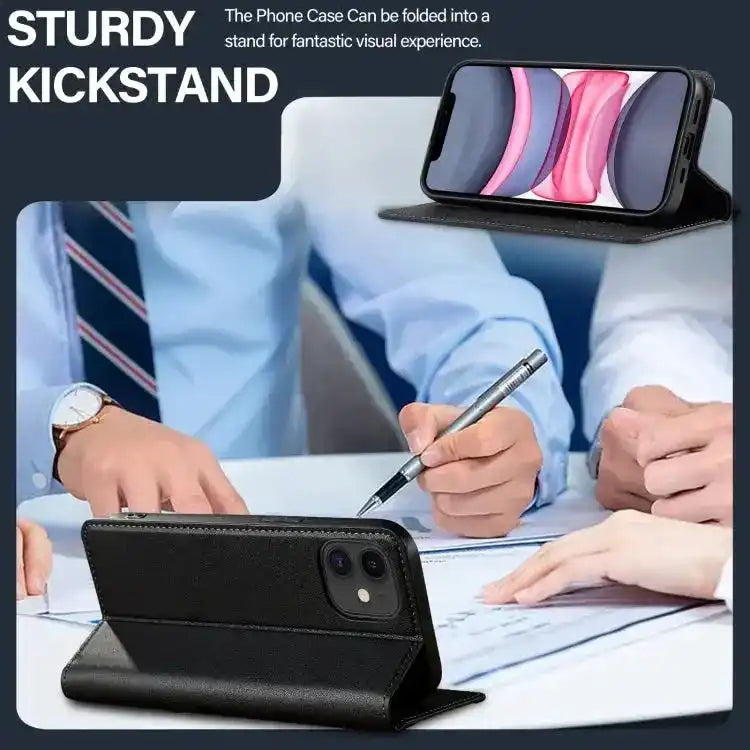 LC.IMEEKE L1 Series Frosted Fine Texture PU Phone Case LC.IMEEKE