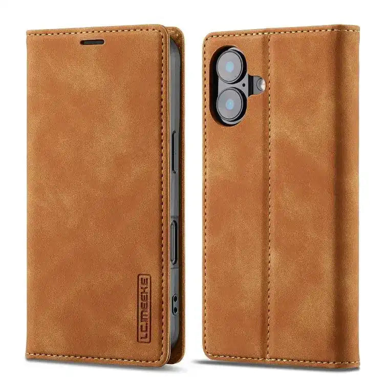 LC.IMEEKE Strong Magnetism Microfiber Leather Phone Case LC.IMEEKE