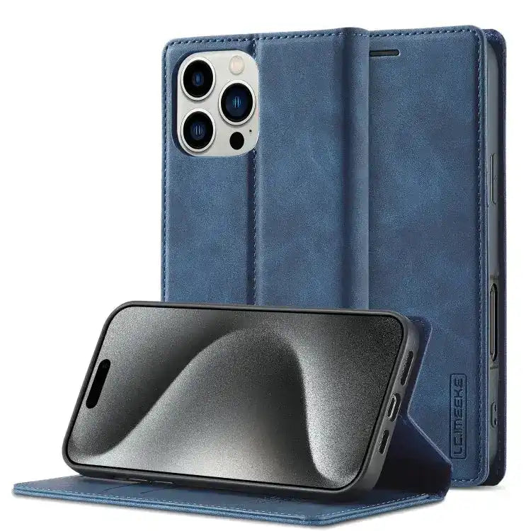 LC.IMEEKE Strong Magnetism Microfiber Leather Phone Case LC.IMEEKE