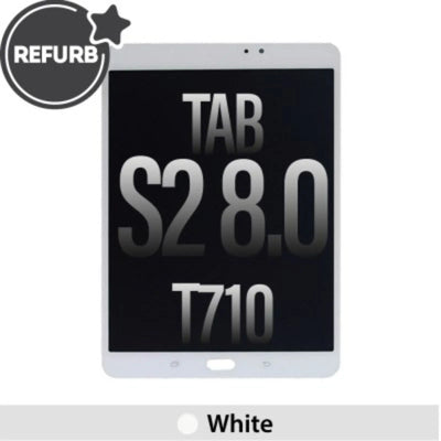 LCD Screen Repair for Samsung Galaxy Tab S2 8.0 (Wi-Fi) T710 -White REFURB - OEM Refurbished