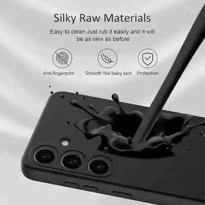 Liquid Silicone Case Cover for Samsung Galaxy S25 Edge