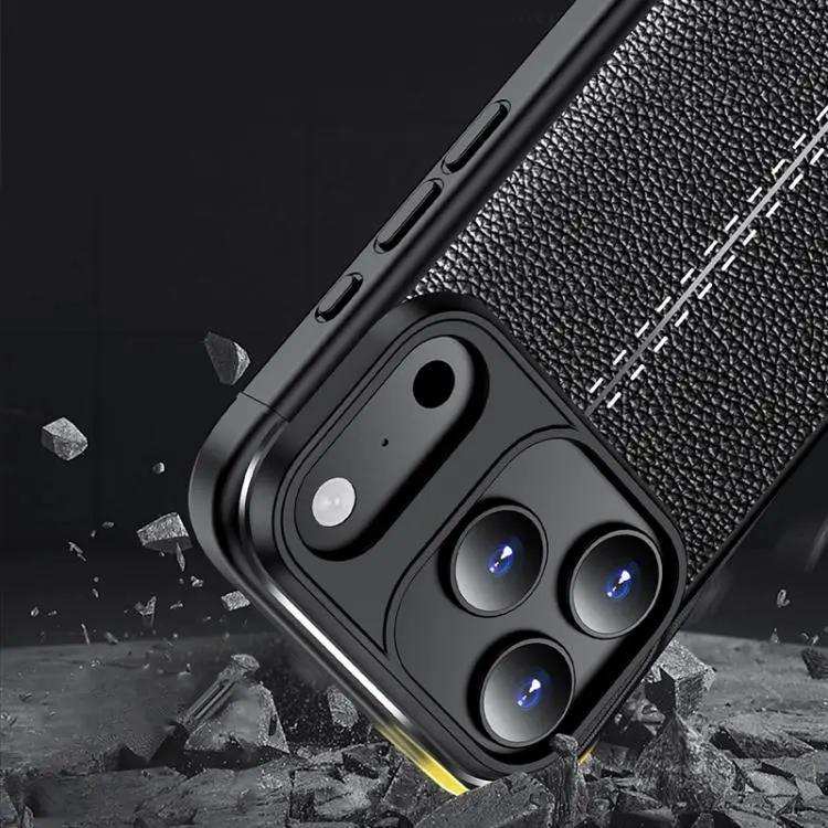 Litchi Texture Shockproof TPU Phone Case MyMobile