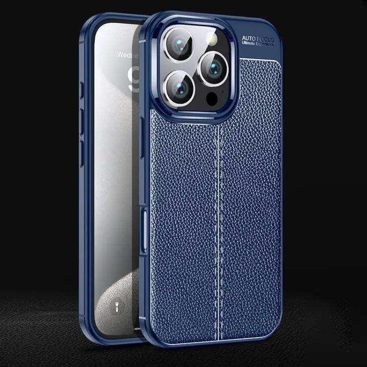 Litchi Texture Shockproof TPU Phone Case MyMobile
