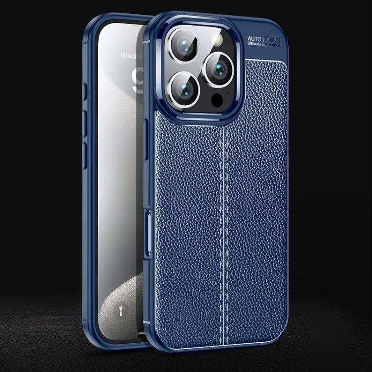Litchi Texture Shockproof TPU Phone Case MyMobile
