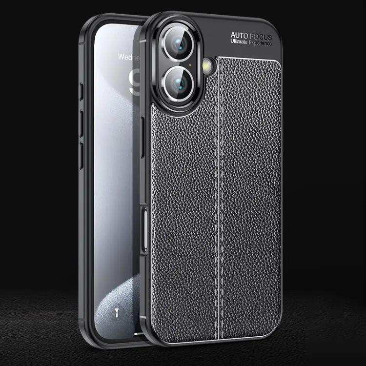 Litchi Texture Shockproof TPU Phone Case MyMobile