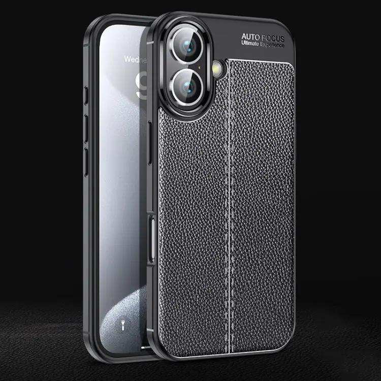 Litchi Texture Shockproof TPU Phone Case MyMobile
