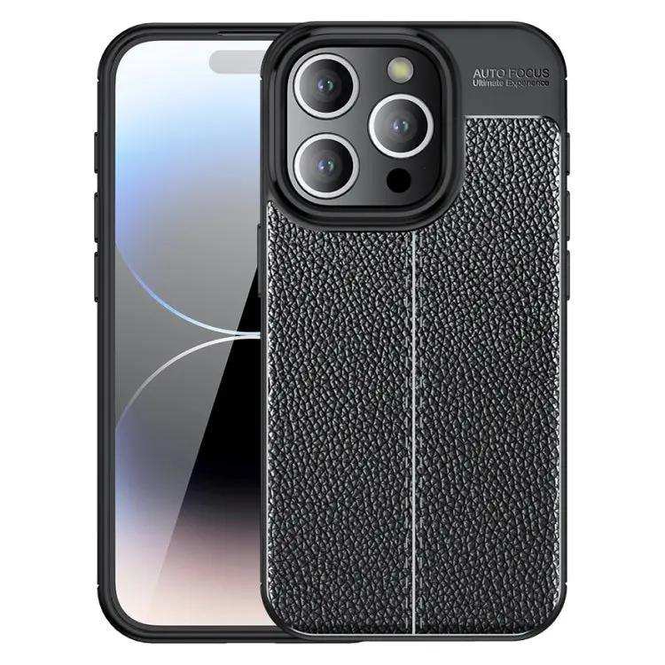 Litchi Texture Shockproof TPU Phone Case MyMobile