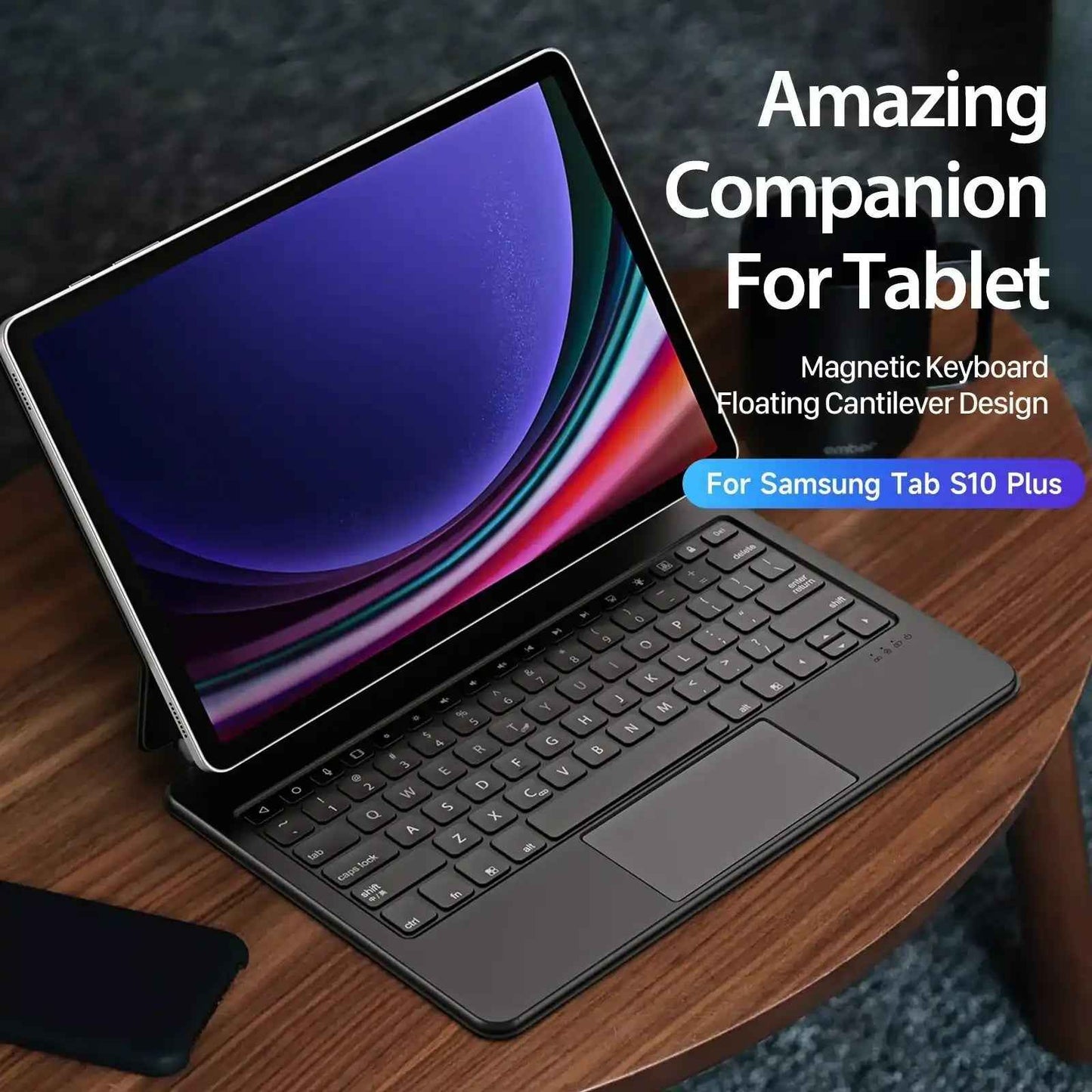 MK Series Keyboard with Protective Case for Samsung Tab S10 Plus