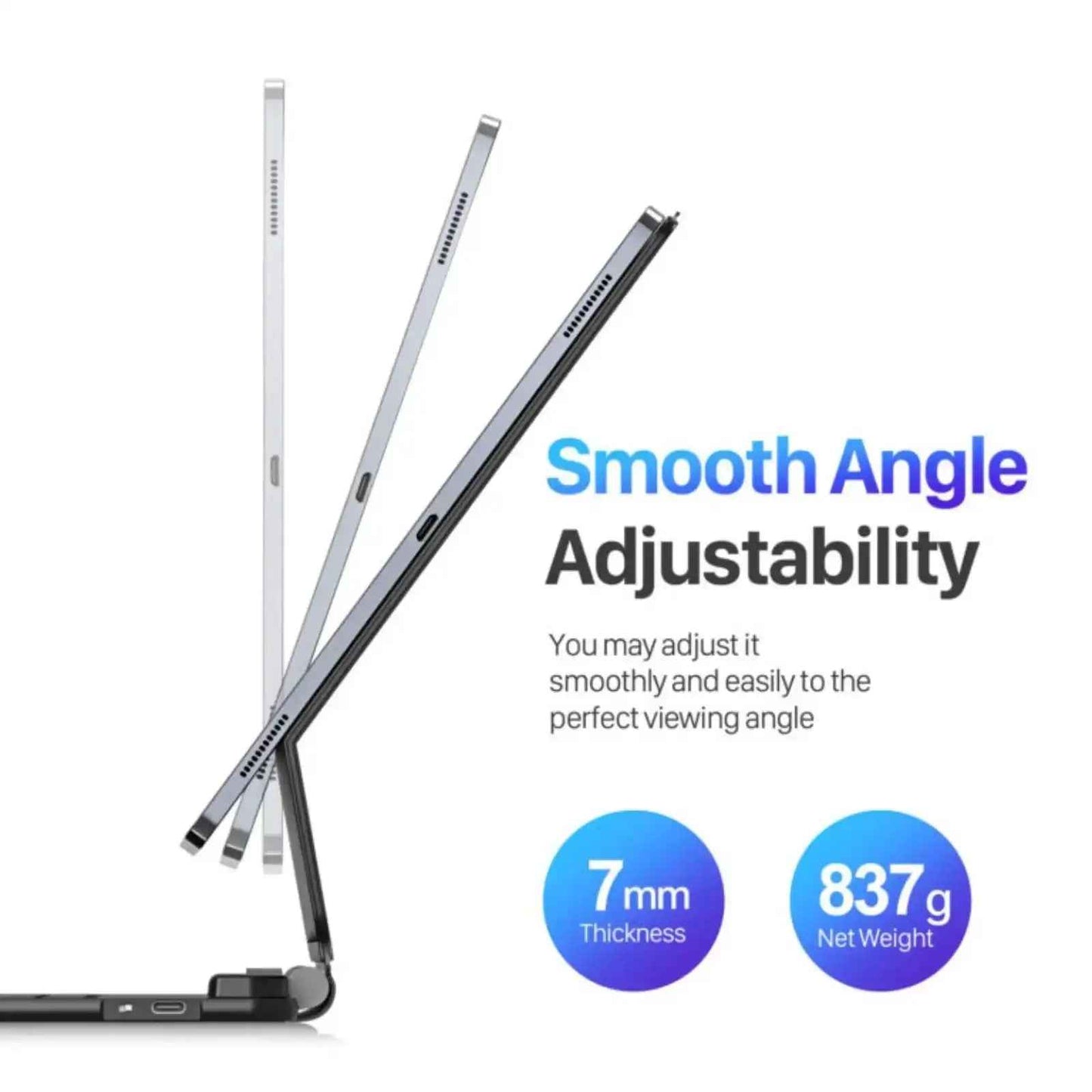 MK Series Keyboard with Protective Case for Samsung Tab S10 Ultra / S9 Ultra / S8 Ultra