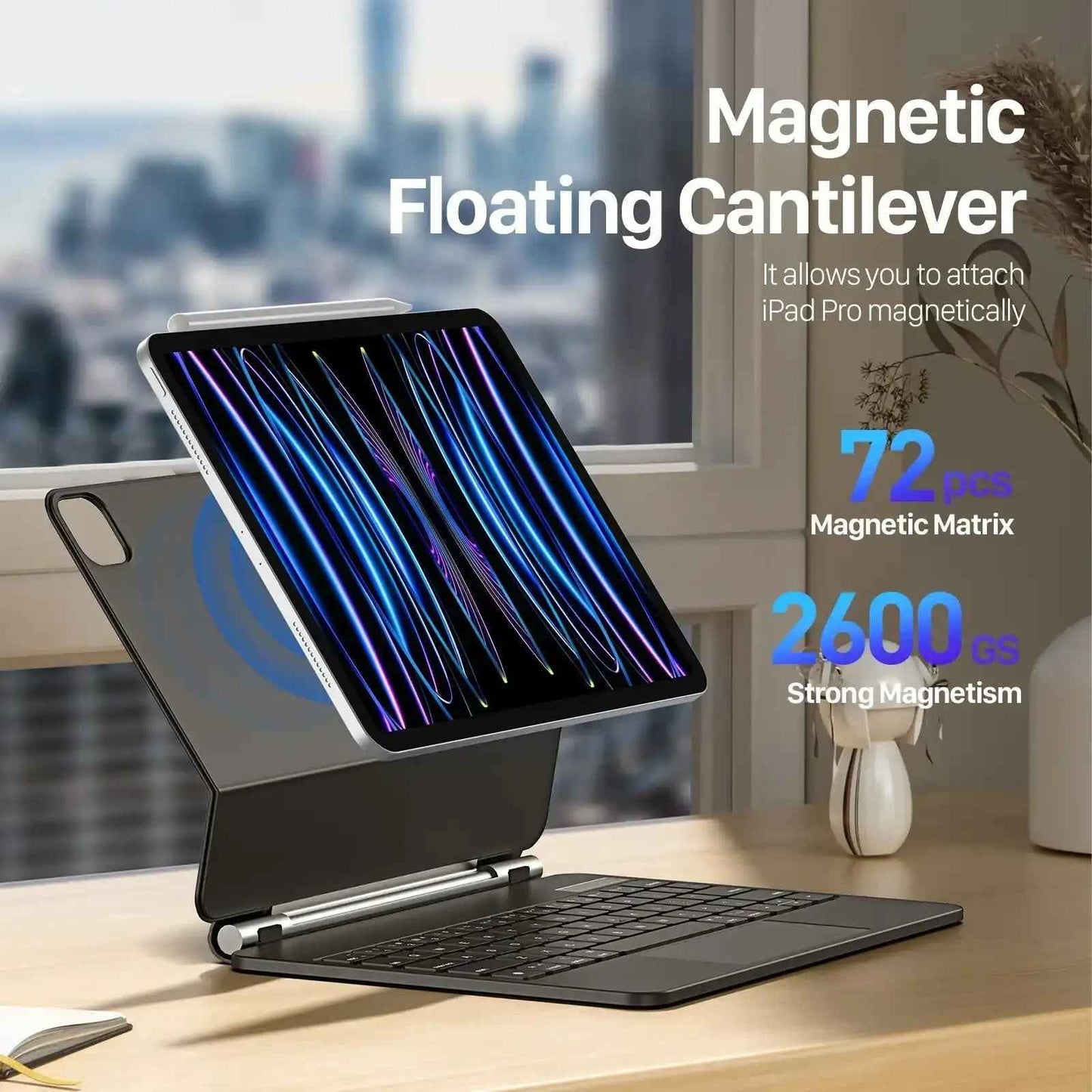 MK Series Keyboard with Protective Case for iPad Air 11(2024/2025)/iPad Air 4/5/iPad Pro 11(2018/2020/2021/2022)