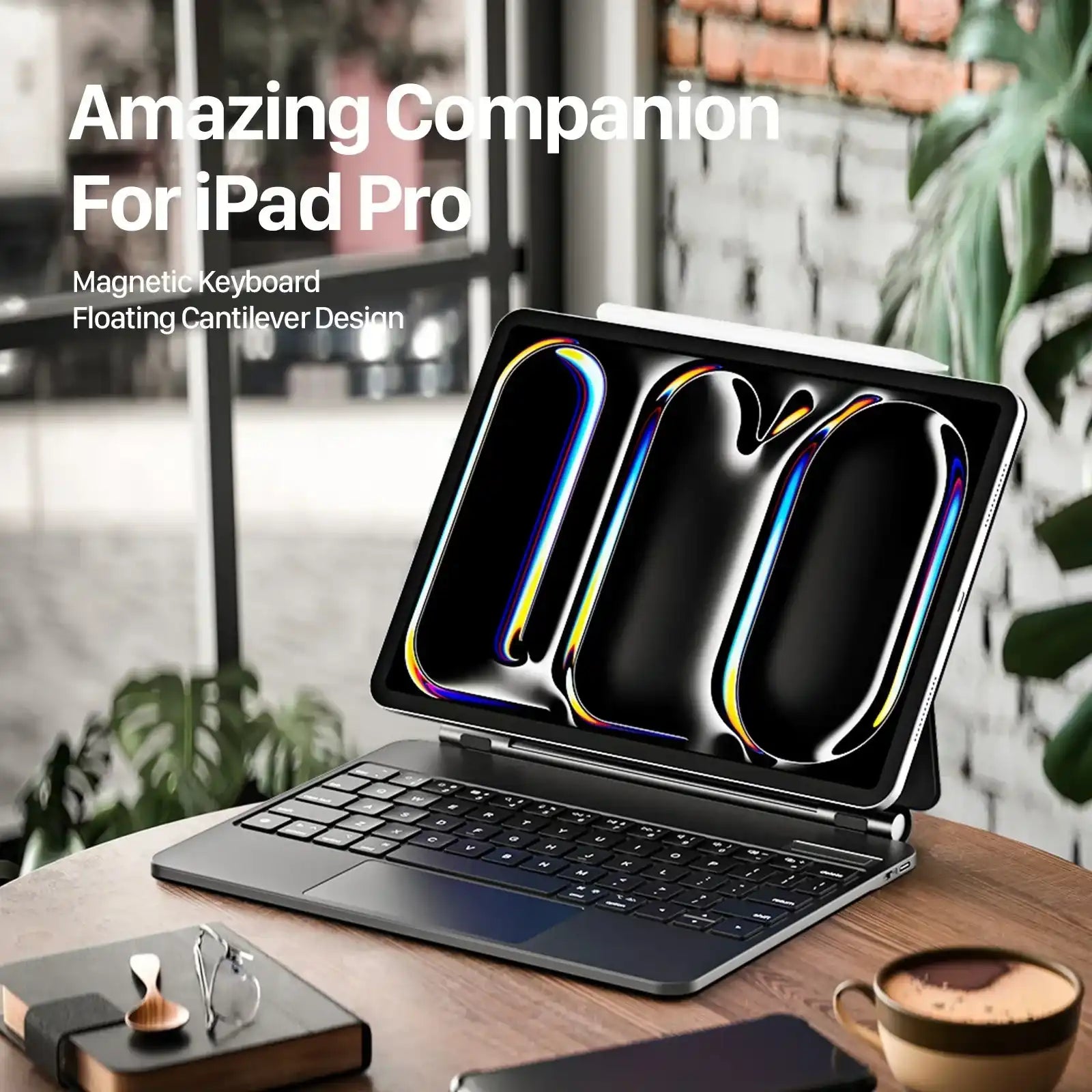 MK Series Keyboard with Protective Case for iPad Pro 11(2024) Apple