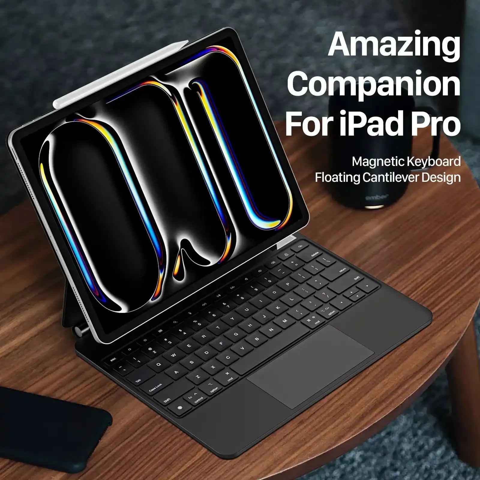 MK Series Keyboard with Protective Case for iPad Pro 13(2024)