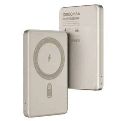 MOVE SPEED S10 Ultra-thin Titanium Magnetic Power Bank 10000mAh PD20W (YSPBS10)-Gold