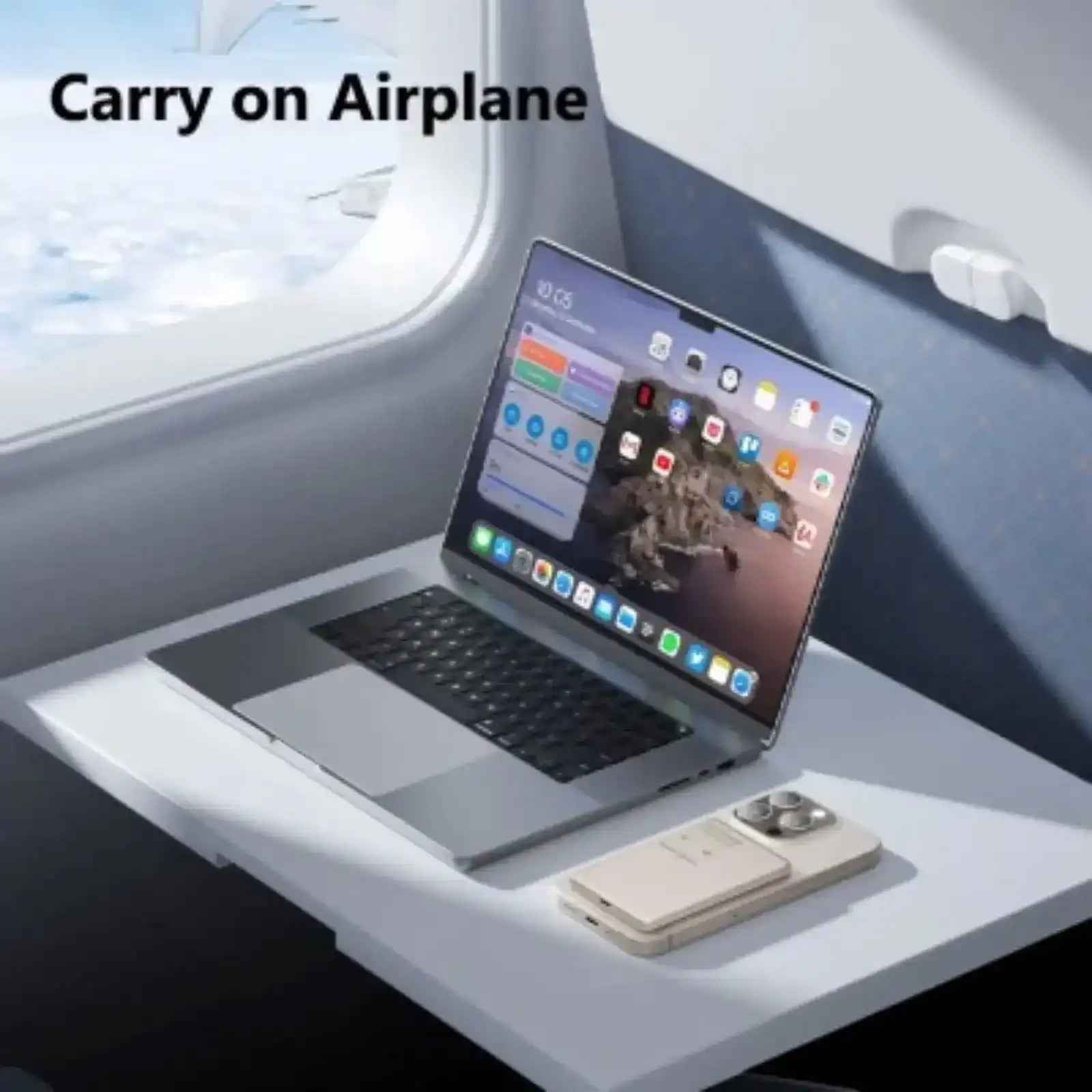 MOVE SPEED S5 Ultra-thin Titanium Magnetic Power Bank 5000mAh PD20W (YSPBS05)-Gold