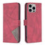 Magnetic Buckle Rhombus Texture Leather Phone Case MyMobile
