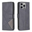 Magnetic Buckle Rhombus Texture Leather Phone Case MyMobile