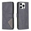 Magnetic Buckle Rhombus Texture Leather Phone Case MyMobile