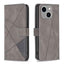 Magnetic Buckle Rhombus Texture Leather Phone Case MyMobile