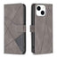 Magnetic Buckle Rhombus Texture Leather Phone Case MyMobile