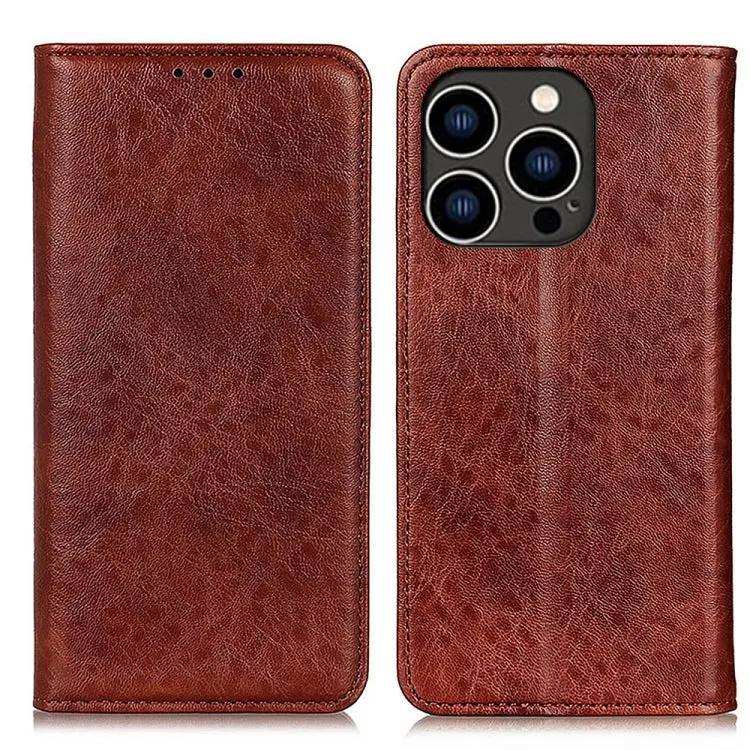 Magnetic Crazy Horse Texture Horizontal Flip Leather Phone Case MyMobile
