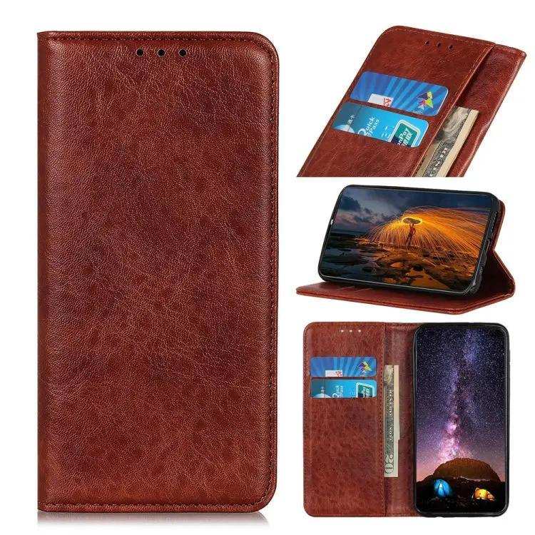 Magnetic Crazy Horse Texture Horizontal Flip Leather Phone Case MyMobile