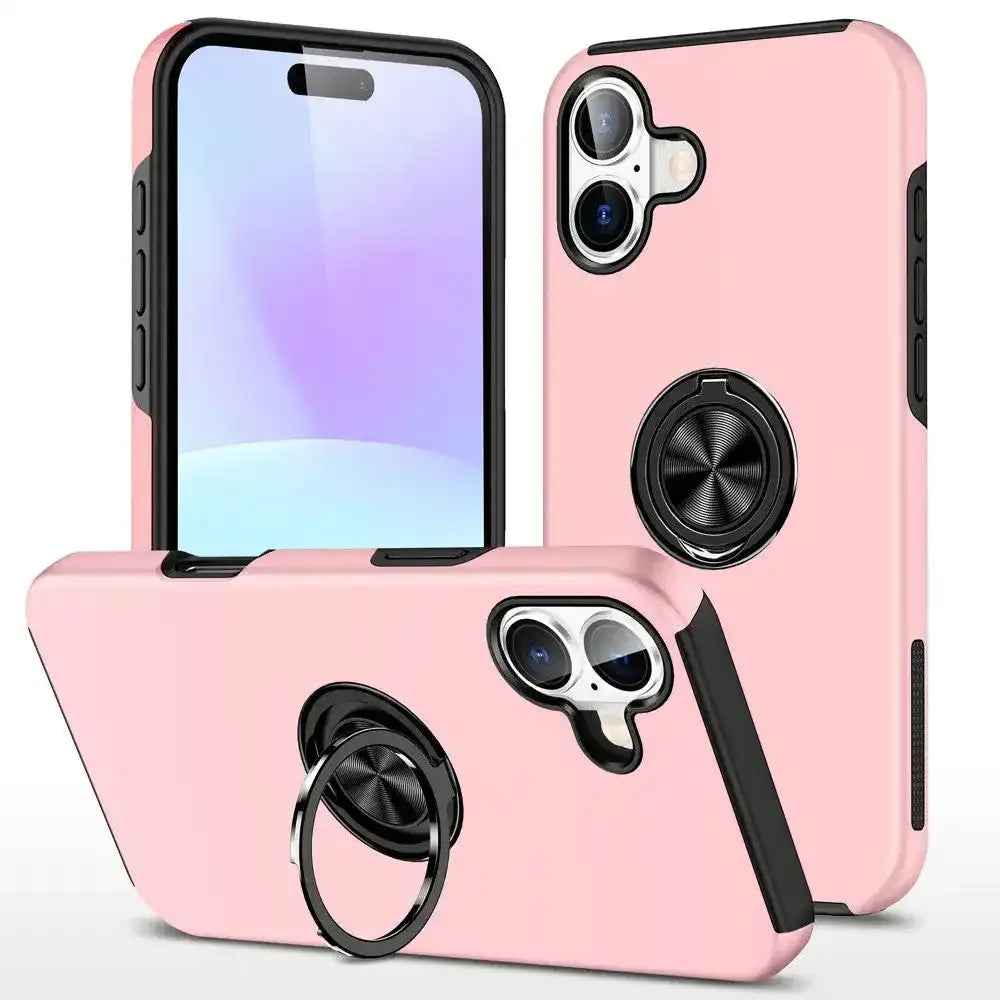Magnetic Ring Holder Shockproof Case Cover for iPhone 17 Redefine