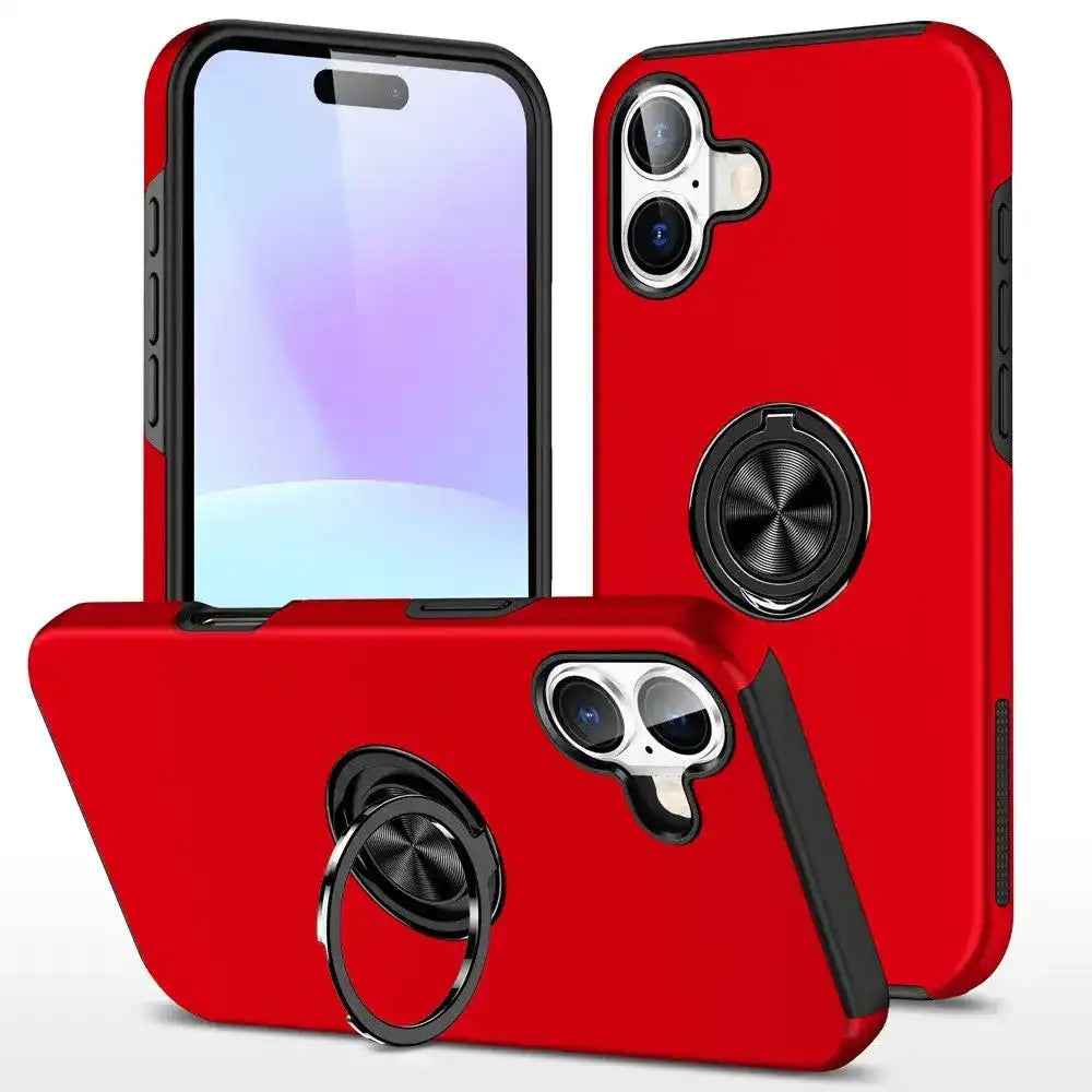 Magnetic Ring Holder Shockproof Case Cover for iPhone 17 Redefine