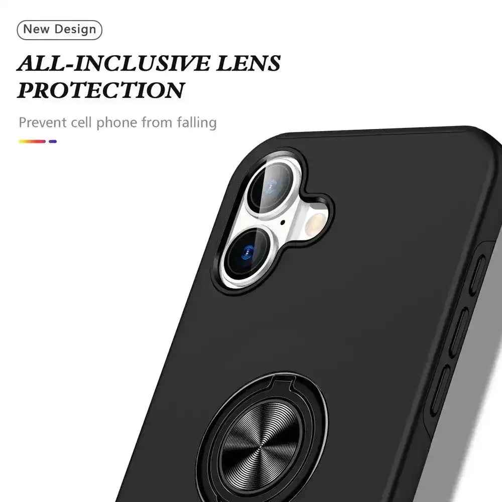 Magnetic Ring Holder Shockproof Case Cover for iPhone 17 Redefine