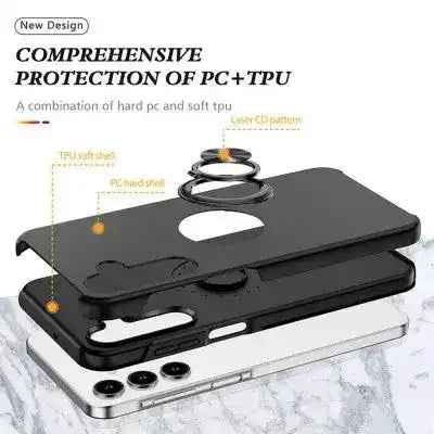 Magnetic Ring Holder Shockproof Cover Case for Samsung Galaxy A16 5G A166B