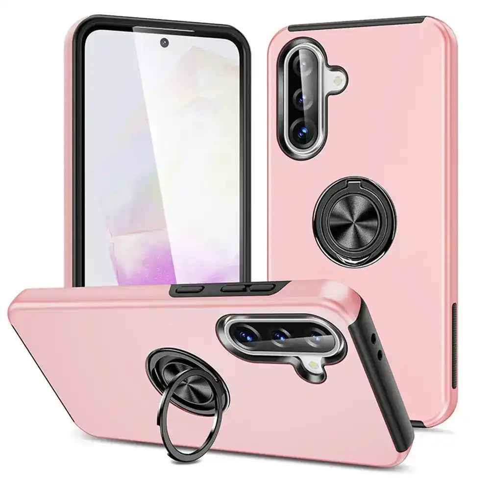Magnetic Ring Holder Shockproof Cover Case for Samsung Galaxy A36 5G A366