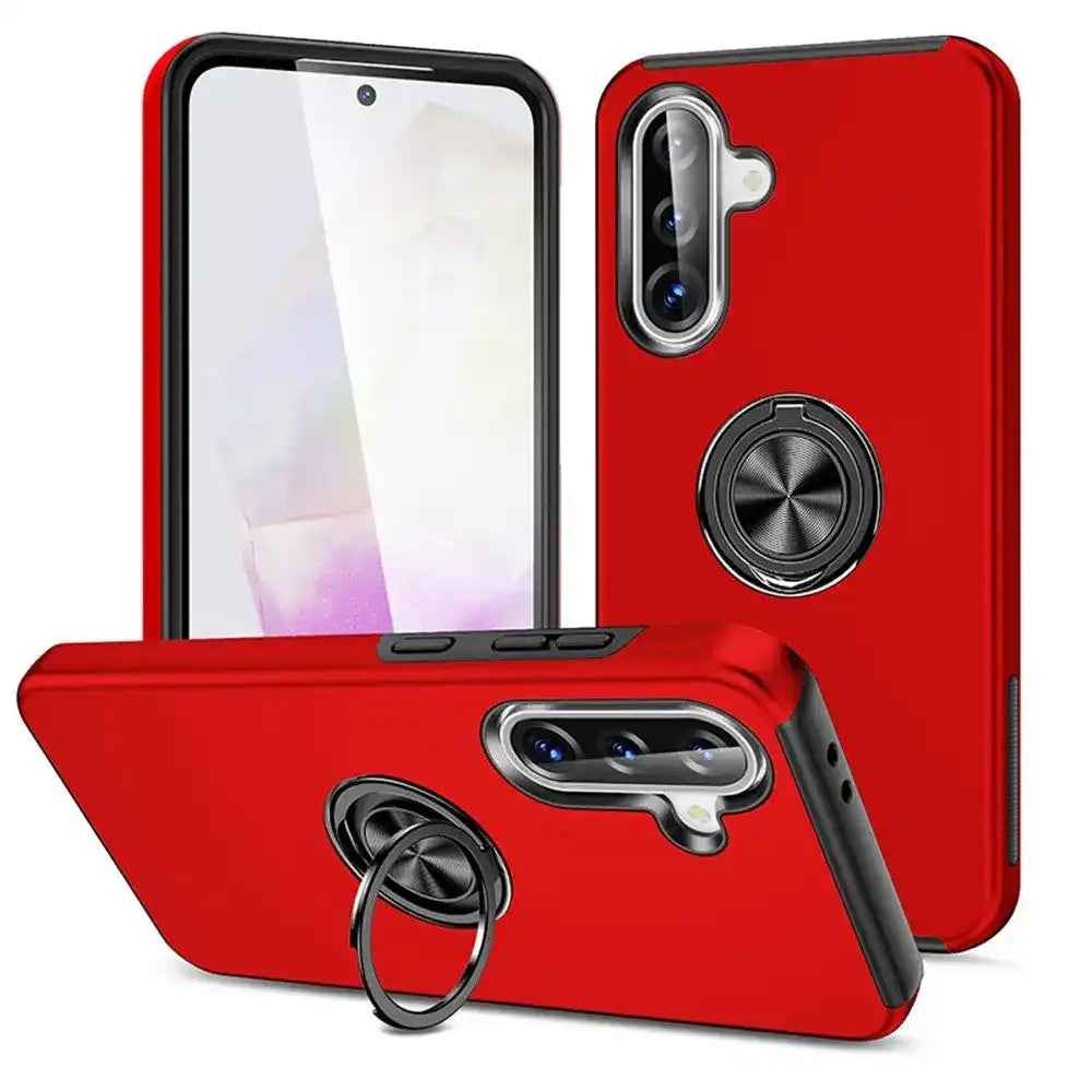 Magnetic Ring Holder Shockproof Cover Case for Samsung Galaxy A36 5G A366