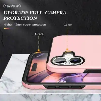 Magnetic Ring Holder Shockproof Cover Case for iPhone 16 Magnetic Ring