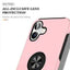 Magnetic Ring Holder Shockproof Cover Case for iPhone 16 Magnetic Ring
