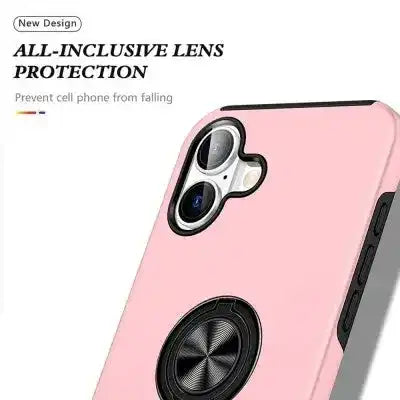 Magnetic Ring Holder Shockproof Cover Case for iPhone 16 Magnetic Ring