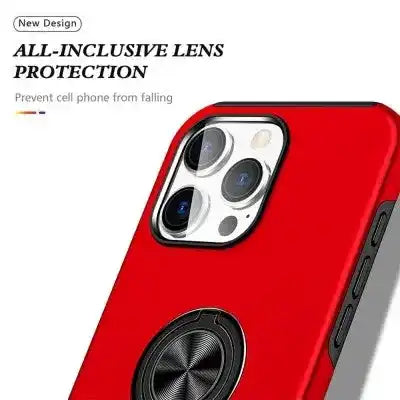 Magnetic Ring Holder Shockproof Cover Case for iPhone 16 Pro Max Shockproof