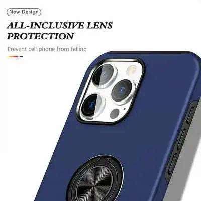 Magnetic Ring Holder Shockproof Cover Case for iPhone 16 Pro Shockproof