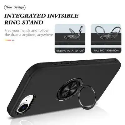 Magnetic Ring Holder Shockproof Cover Case for iPhone 16E Magnetic Ring