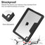 Shockproof Smart Trifold Case for iPad 10.2 inch (9th/8th/7th Gen) with Pencil Holder – Clear Back Cover, Auto Sleep/Wake