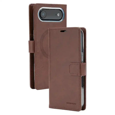 Mercury Blue Moon Diary Case With Magnetic Ring for iPhone 17 Air Mercury