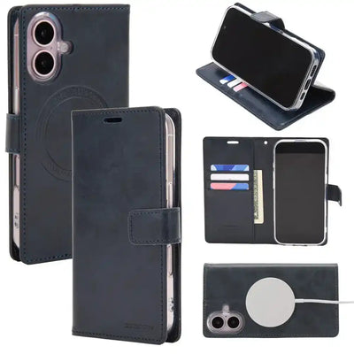 Mercury Blue Moon Diary Case With Magnetic Ring for iPhone 17 Mercury