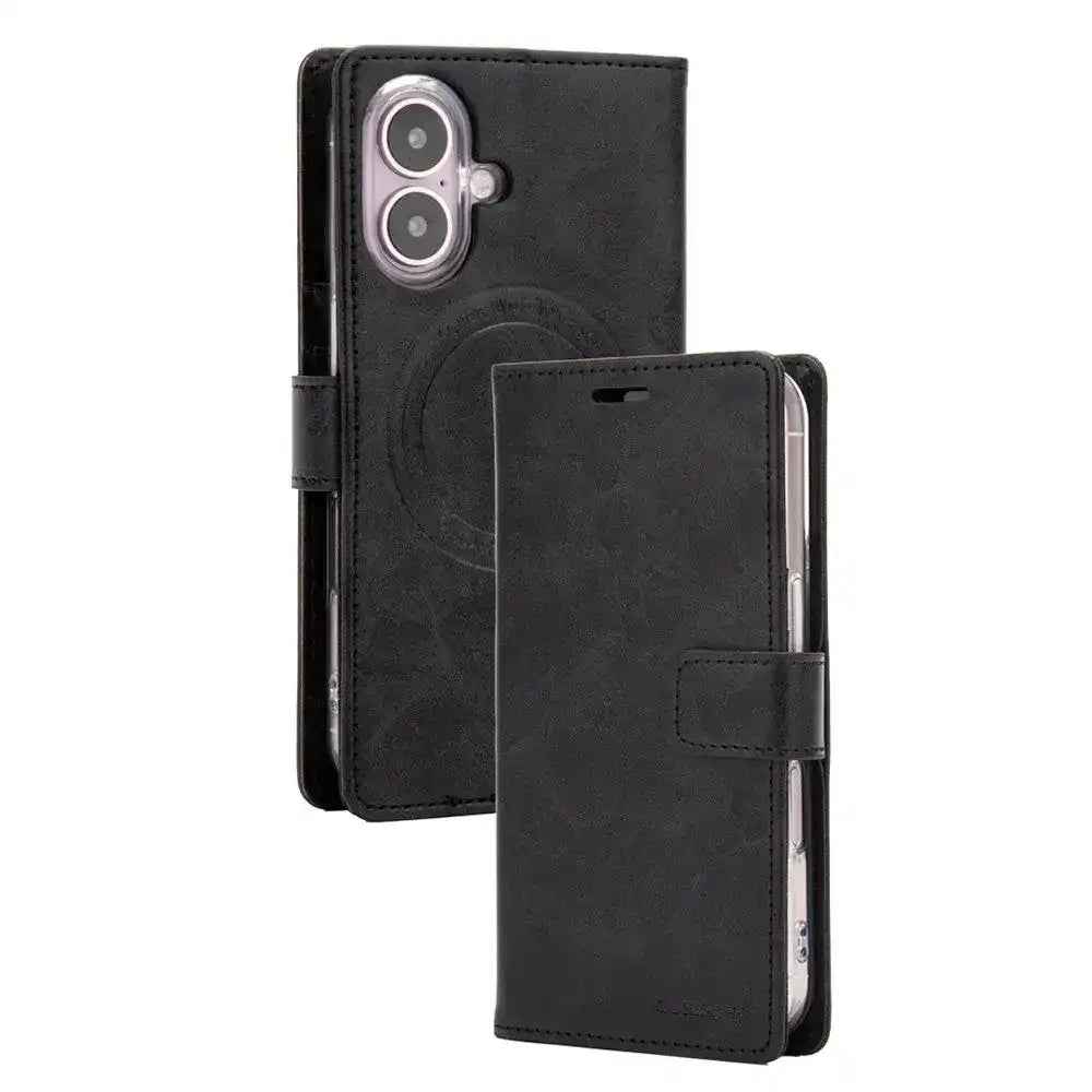 Mercury Blue Moon Diary Case With Magnetic Ring for iPhone 17