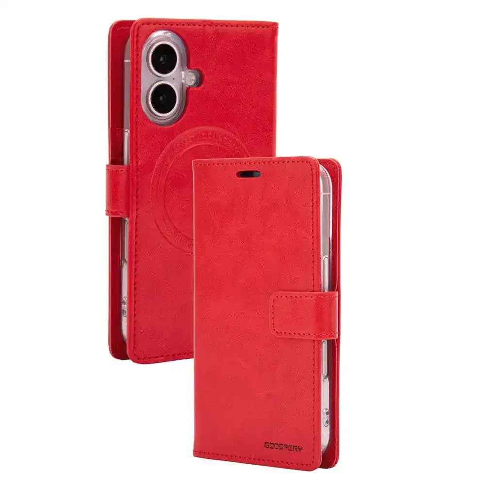 Mercury Blue Moon Diary Case With Magnetic Ring for iPhone 17