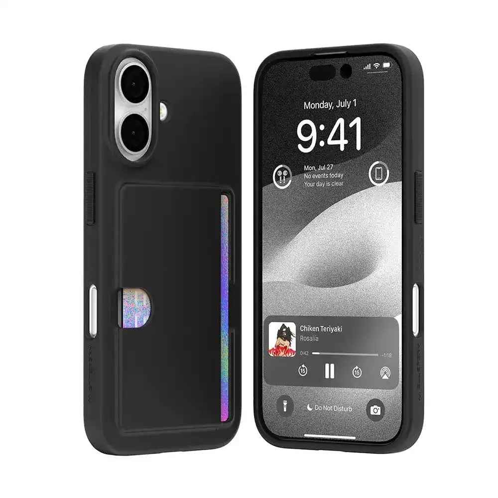 Mercury Goospery Rail 2 Card Holder Case Cover for iPhone 17