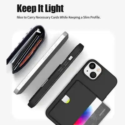 Mercury Goospery Rail 2 Card Holder Case for iPhone 16 Plus Mercury