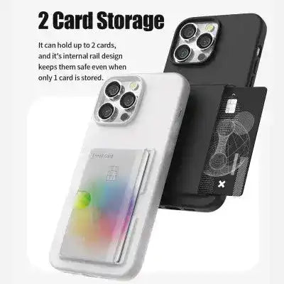 Mercury Goospery Rail 2 Card Holder Case for iPhone 16 Pro Max Mercury