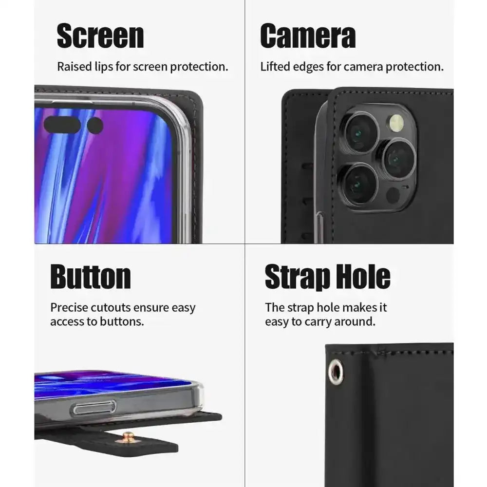 Mercury Mansoor Diary Case for iPhone 17 Pro Mercury