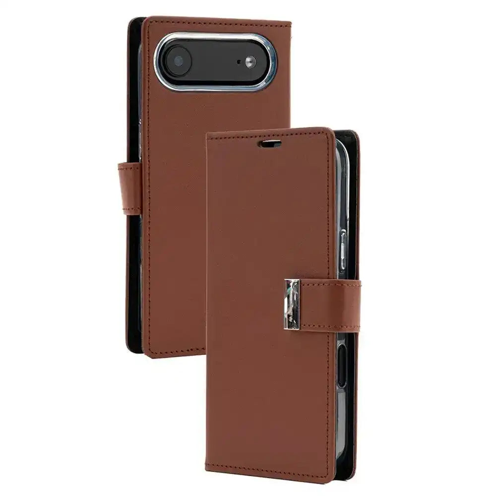 Mercury Rich Diary Case for iPhone 17 Air Mercury