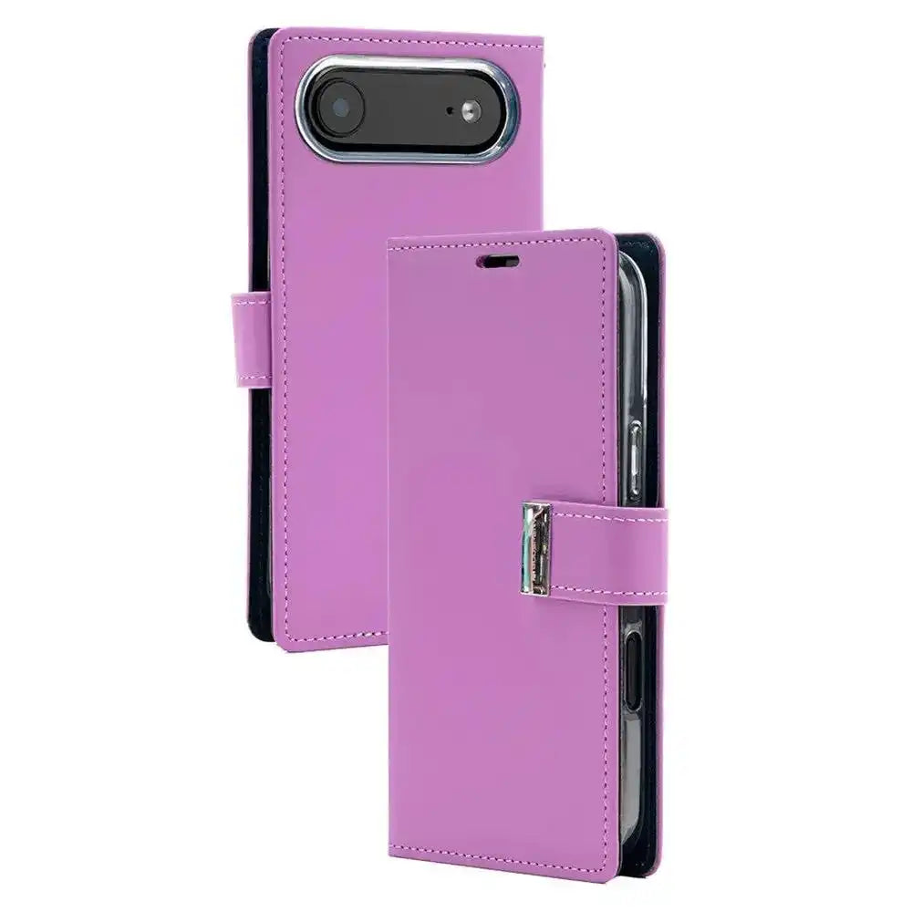 Mercury Rich Diary Case for iPhone 17 Air Mercury