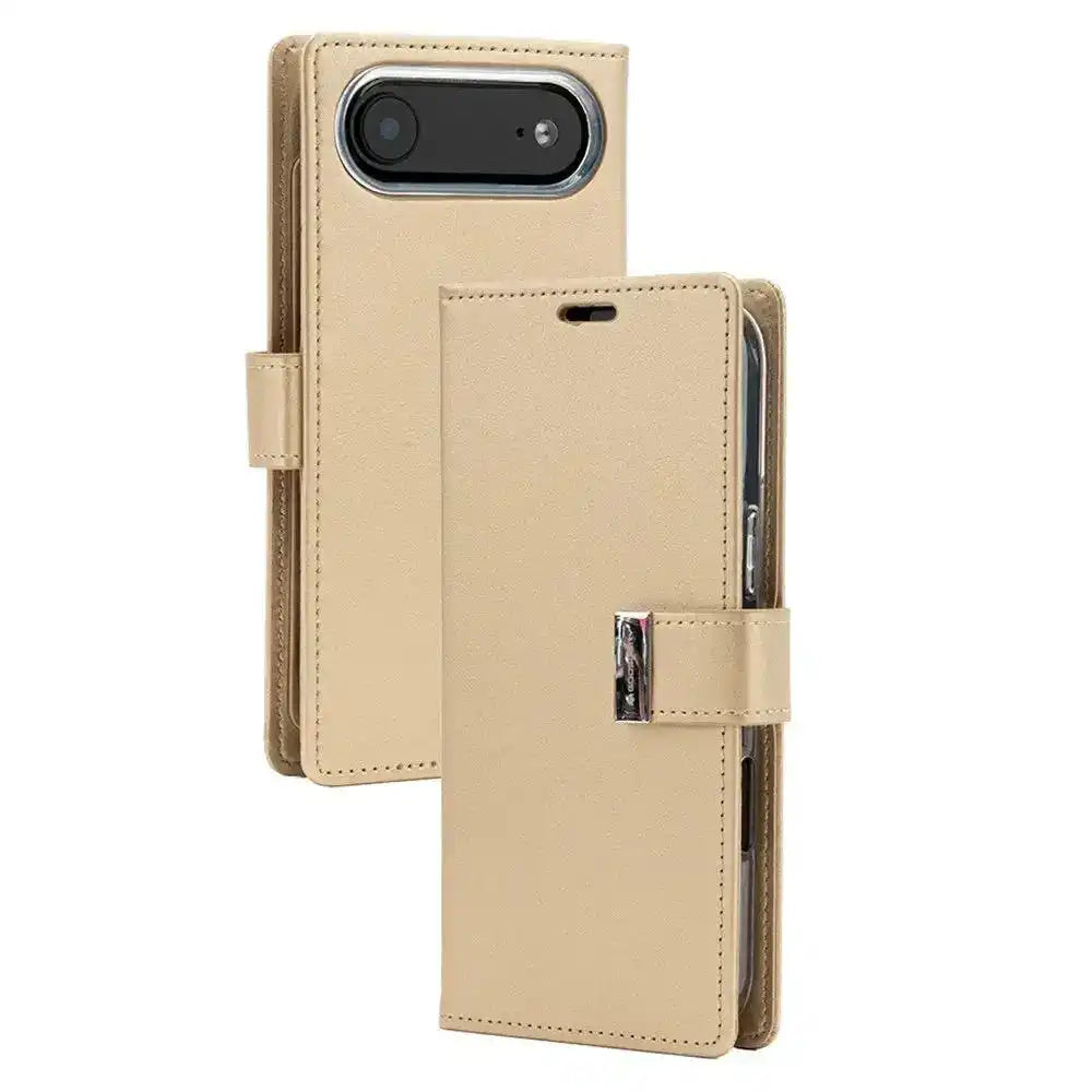 Mercury Rich Diary Case for iPhone 17 Air Mercury